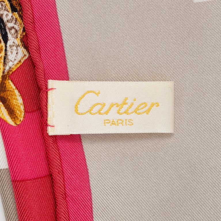 Cartier, scarf.