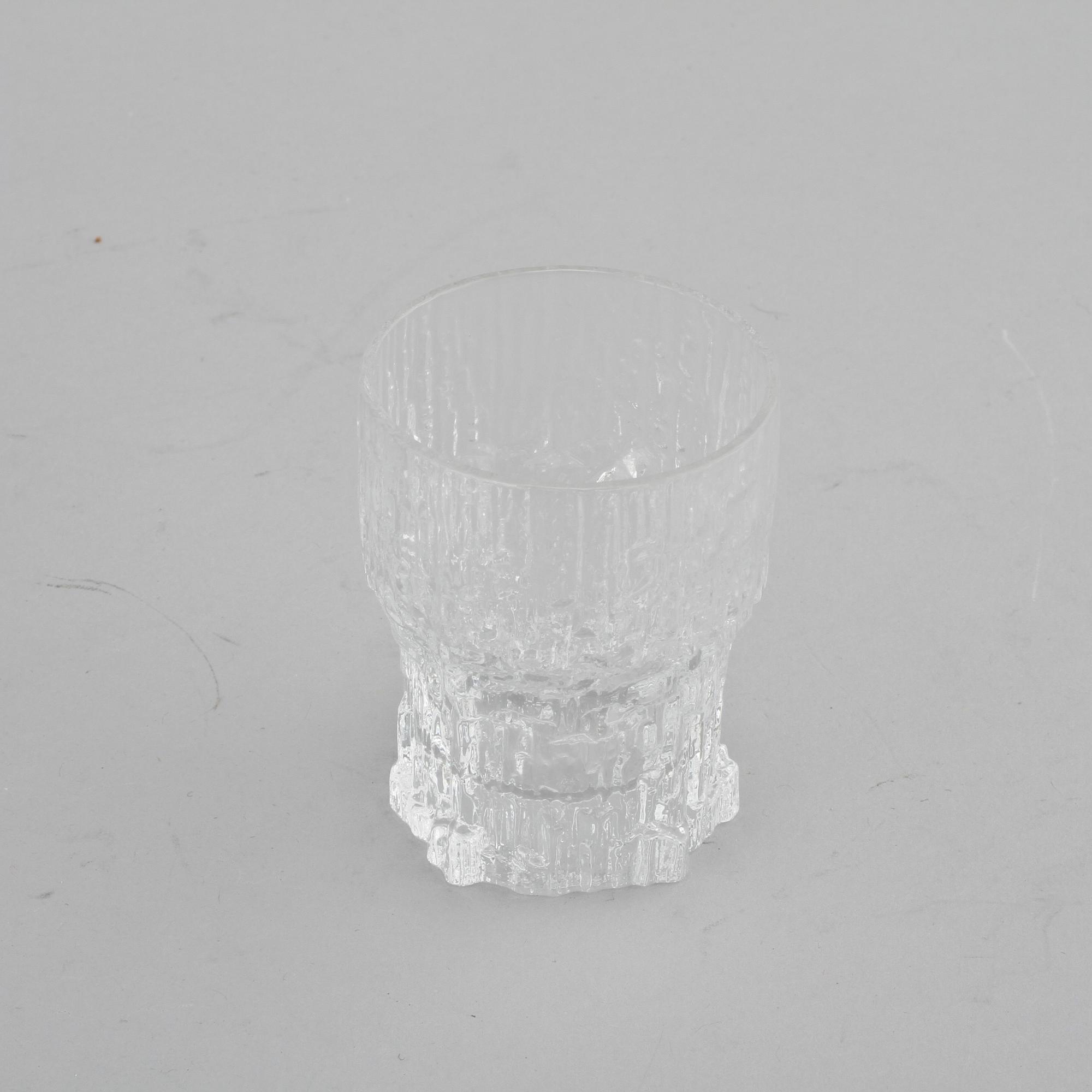 TAPIO WIRKKALA, 18 glases made by Iittala, the second half of the 20th century.