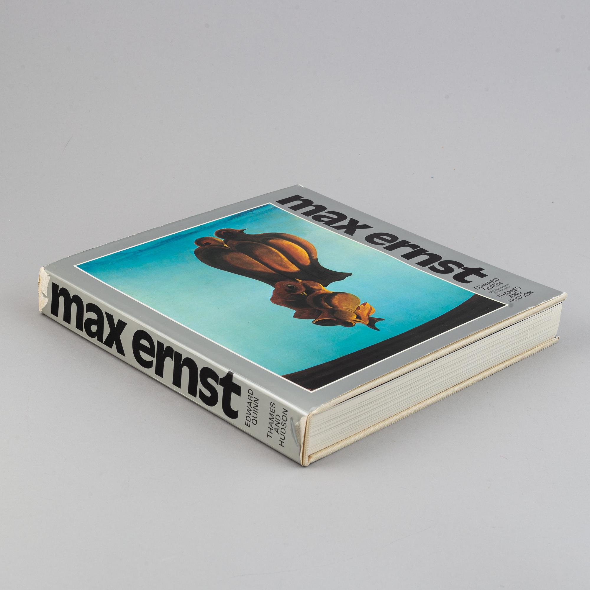 BOOK, "Max Ernst", av Edward Quinn, utgiven av Thames and Hudson, 1977.