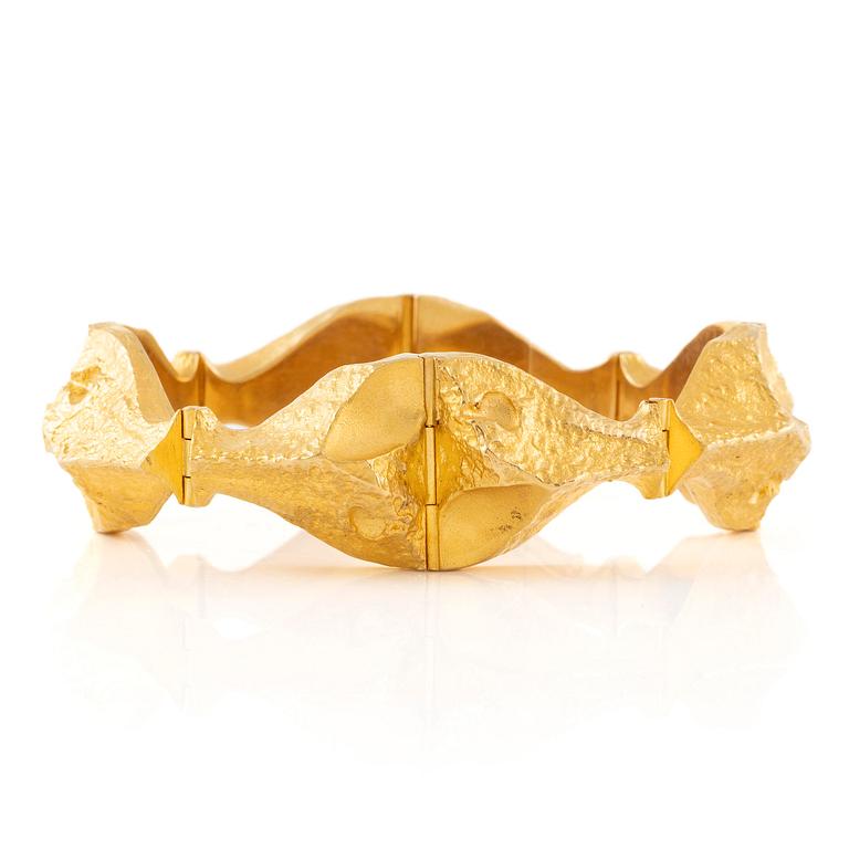 Björn Weckström bracelet 18K gold "Tundravår", for Lapponia.