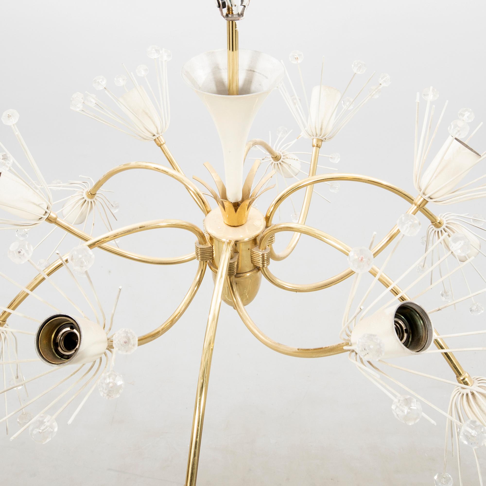 Emil Stejnar, a pair of ceiling lamps from the second half of the 20th century.