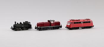 SAMLING MODELLTÅG, 4 delar, Roco, Österrike.