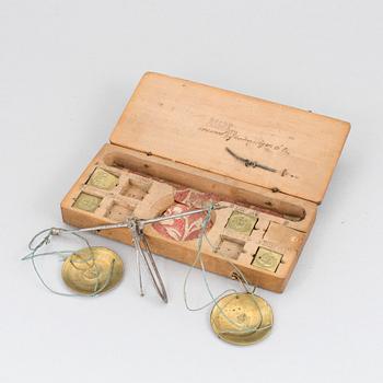 A 18th century scale.