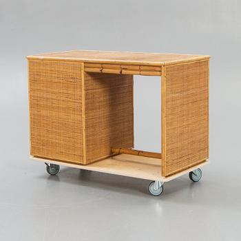 Desk, "Bal Vera", rattan, 1960s.