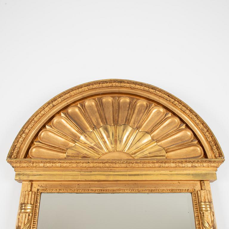 An empire mirror, first half of the 19th century.