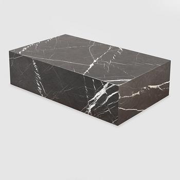 A marble 'Plinth' coffee table from Menu.