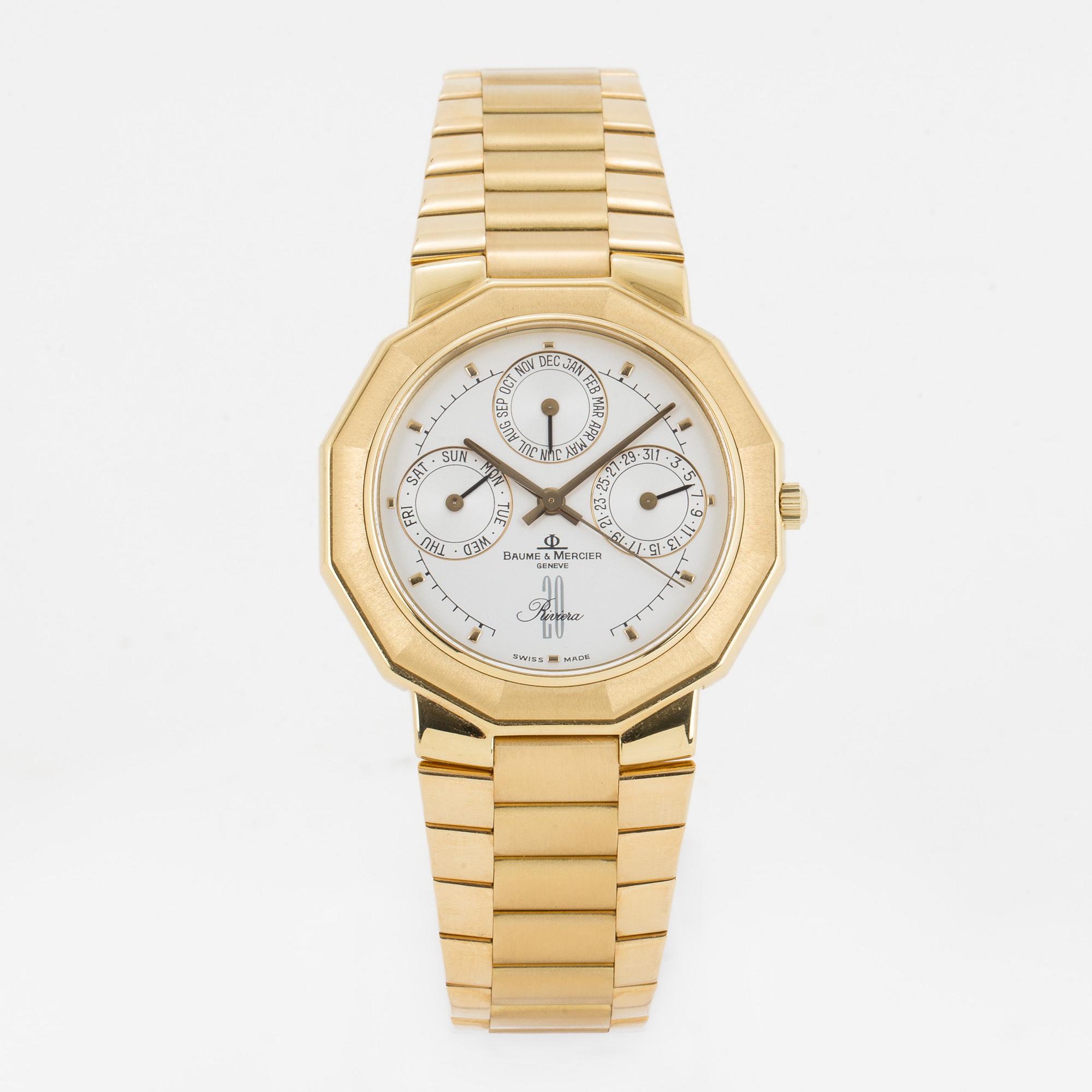 BAUME & MERCIER, "Riviera", wristwatch, 35 mm.