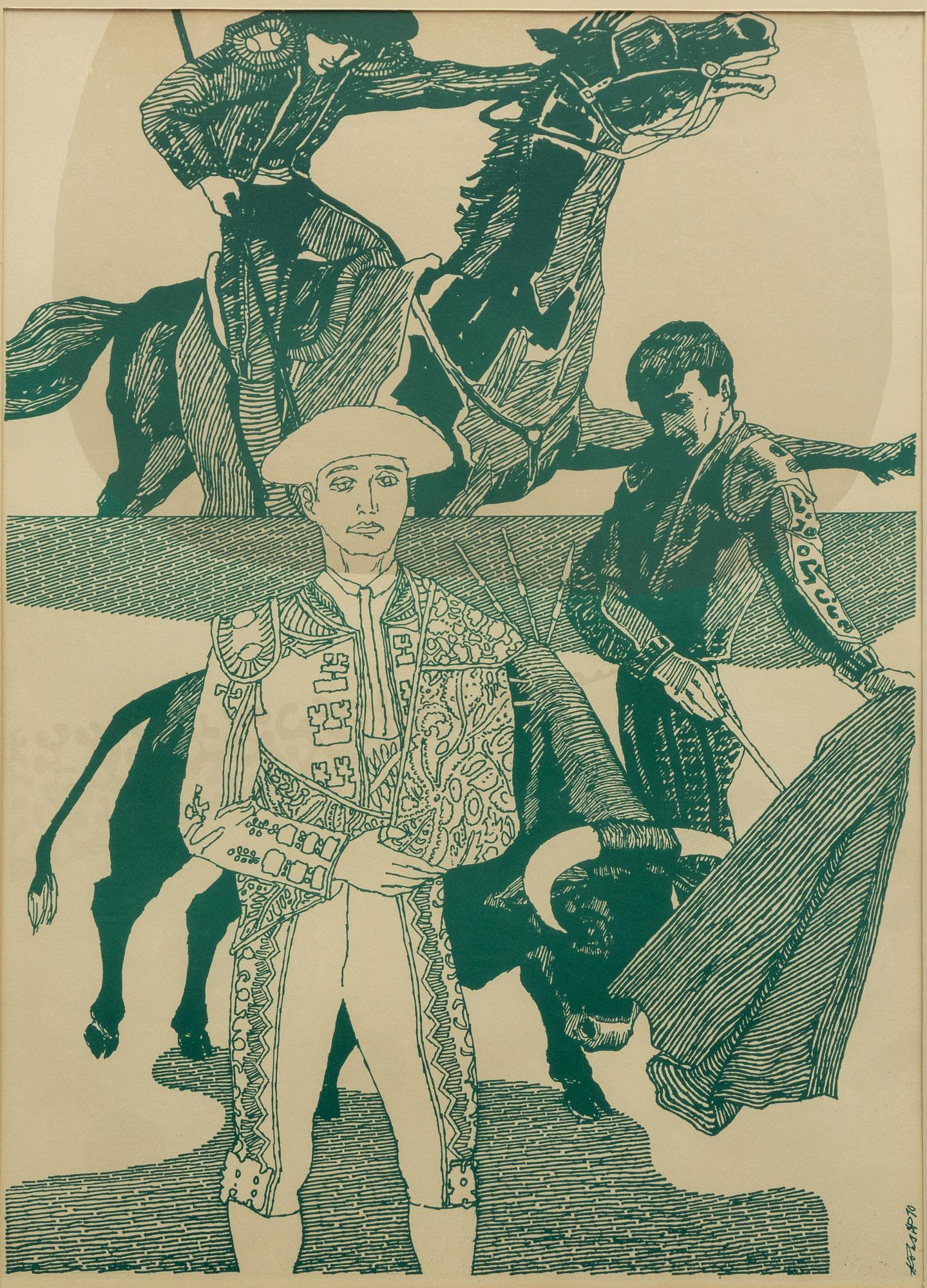 Endel Kõks, Bullfighting.