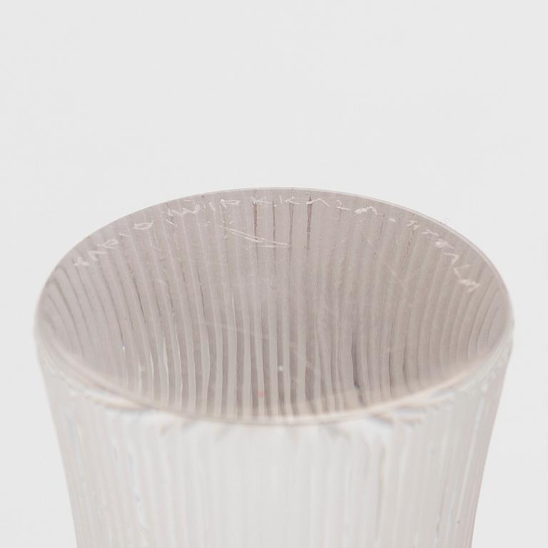 Tapio Wirkkala, a set of two artglas object, signed Tapio Wirkkala Iittala.