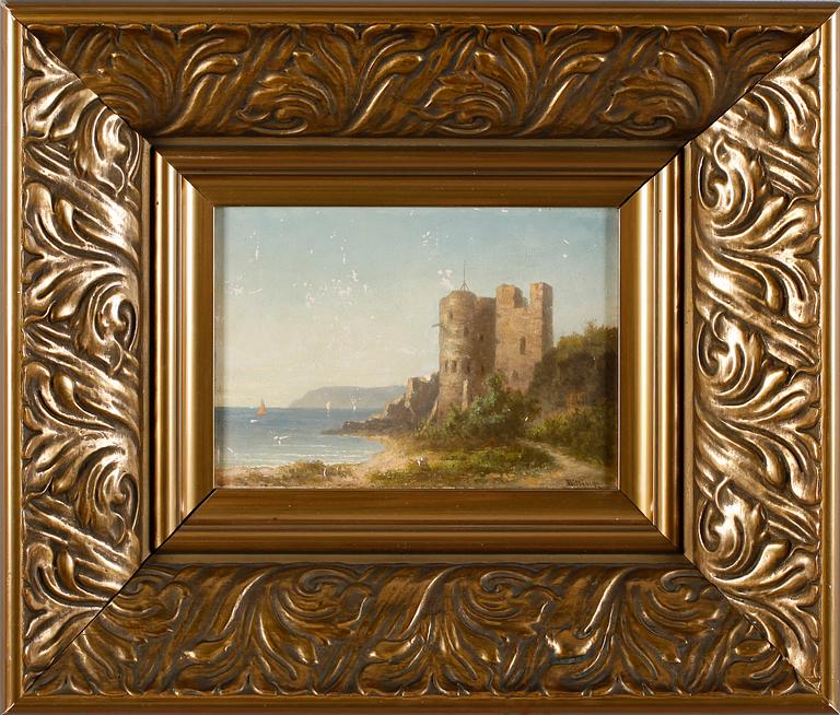 LARS TORE THEODOR BILLING, olja på pannå, signerad.