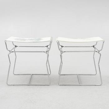 Nicole Äbischer, a pair of "Pyllon" stools, B & B Italia, 2006.