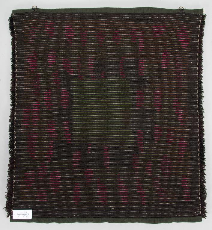 Uhra-Beata Simberg-Ehrström, rya rug, modell for Friends of Finnish Handicraft. Circa 112 x 95 cm.