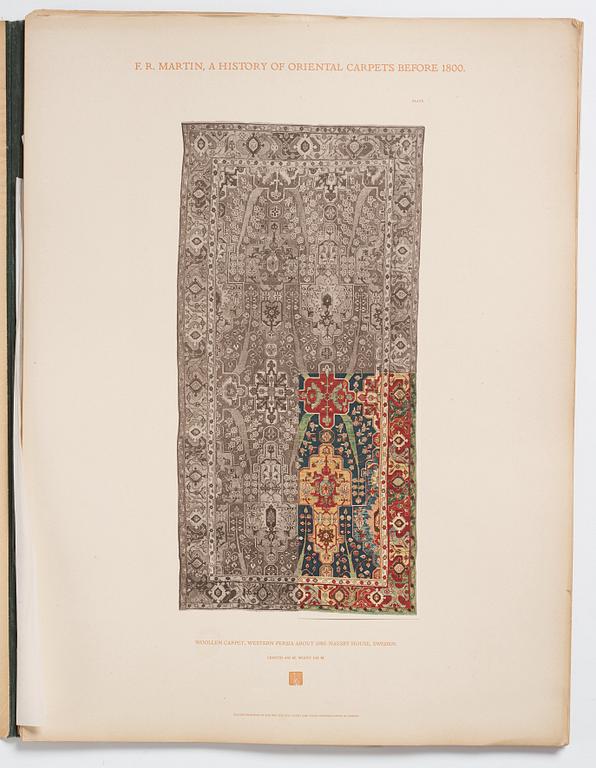 Fredrik Robert Martin: 'A History of Oriental Carpets before 1800,' Vienna, 1906.