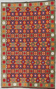VÄVNAD, Skåne, 18/1900-tal. Ca 196 X 124 cm.