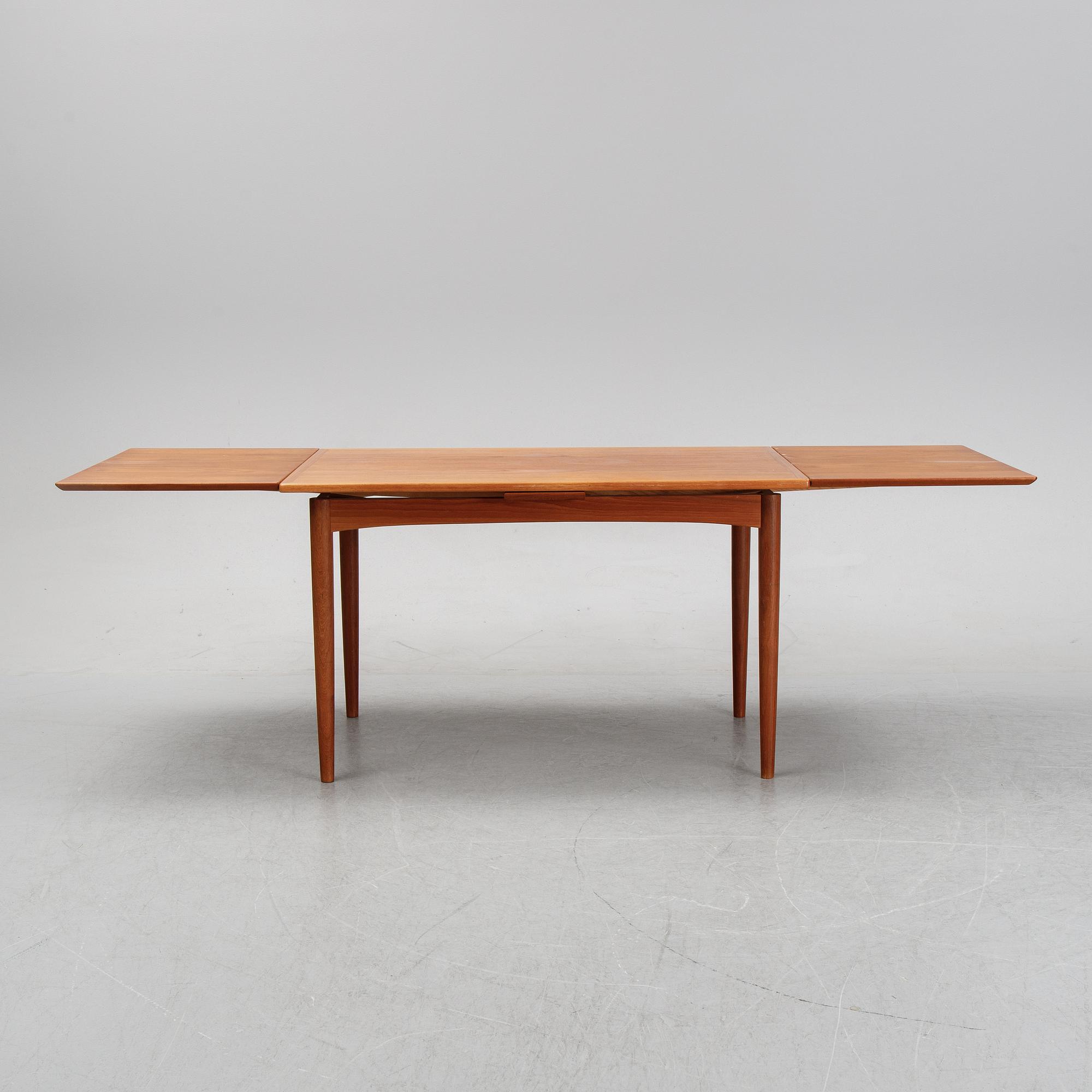 A teak dining table, Slagelse, Denmark 1960's.