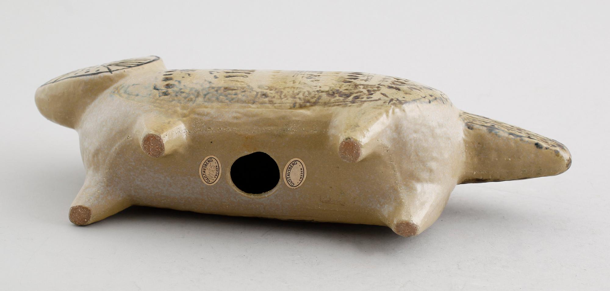 FIGUR, stengods, Lisa Larson, Gustavsberg.