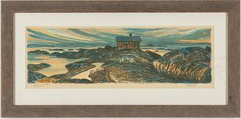 ROLAND SVENSSON, colour lithograph, signed and no. 242/250.