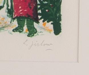 LENNART JIRLOW, färglitografi, 1985, signerad 127/240.