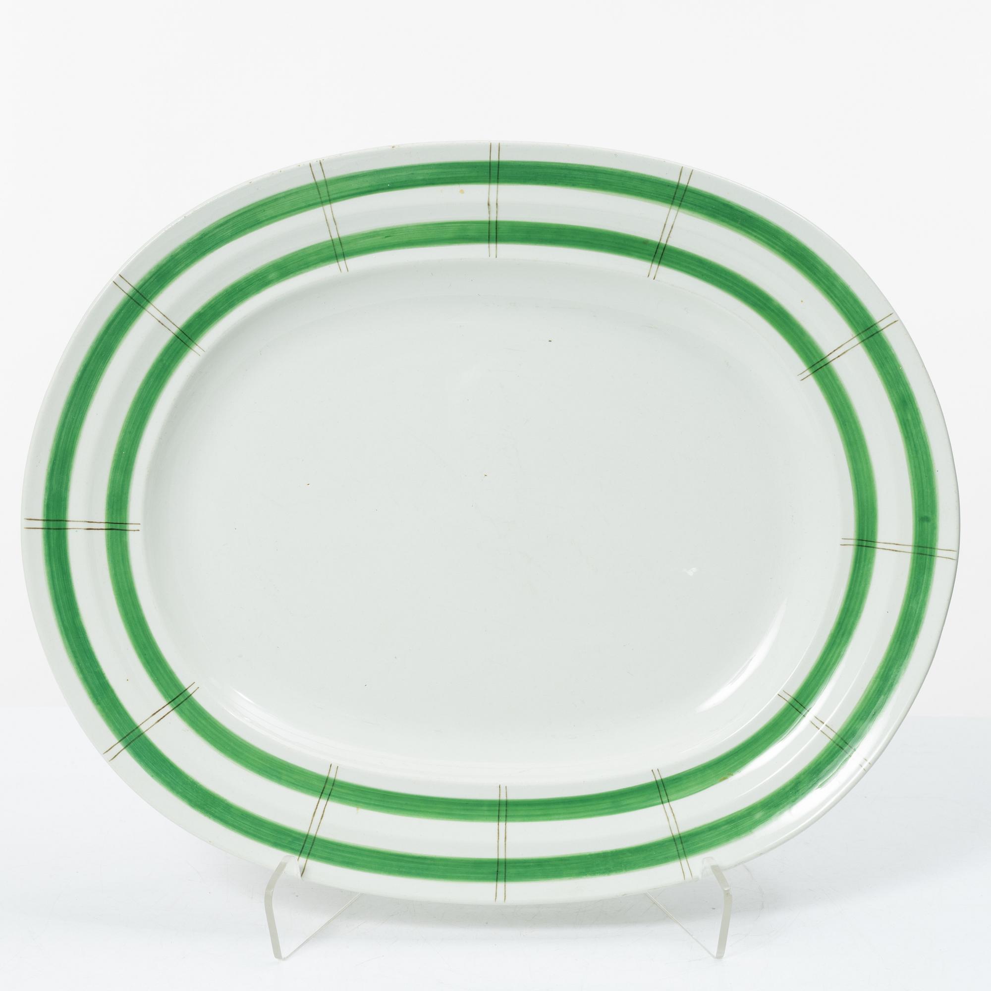 Wilhelm Kåge, a 25-piece creamware dinner service, 'Bungalow', Gustavsberg, Sweden, manufactured between 1936-1939.