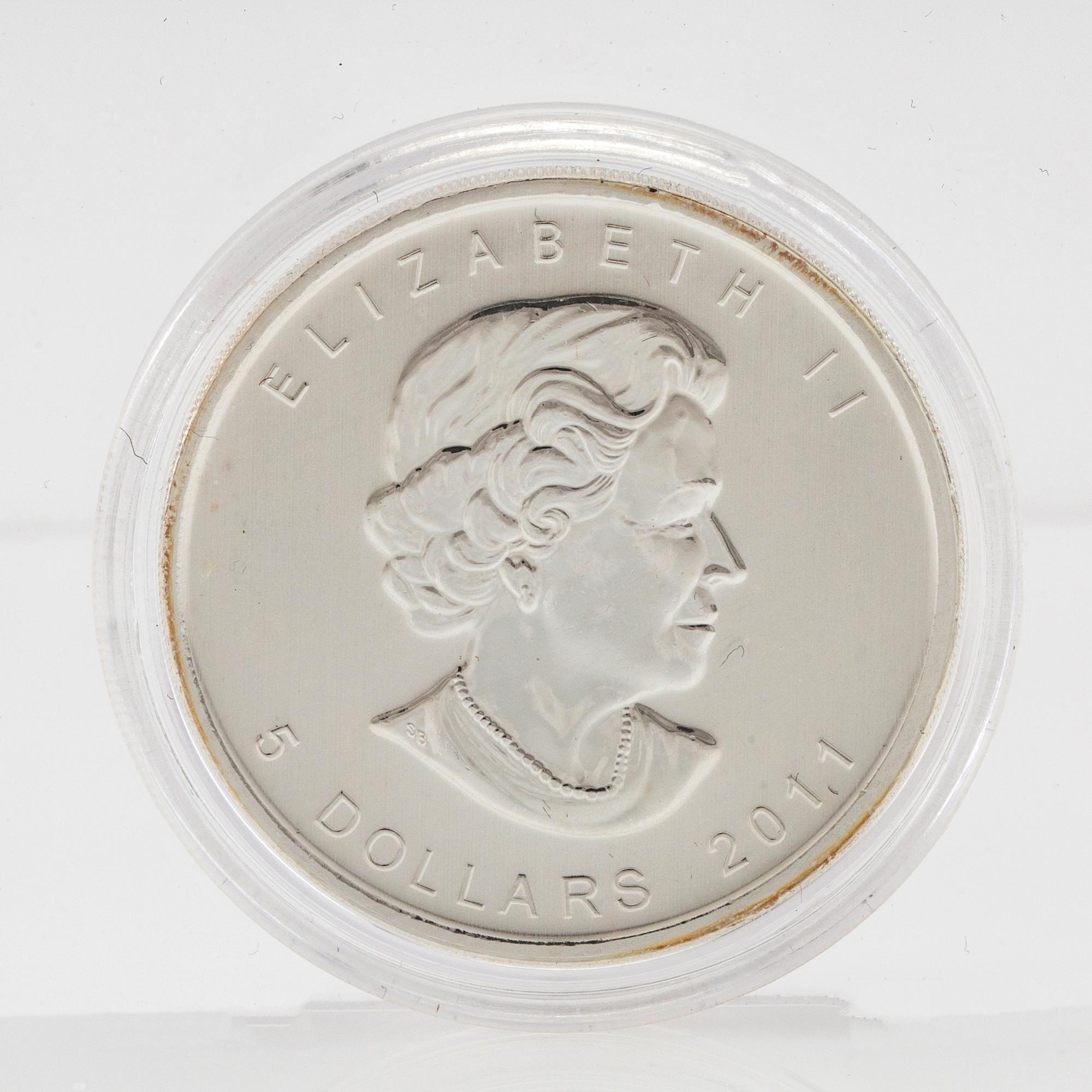 10 pcs 1 oz coins 999 silver.