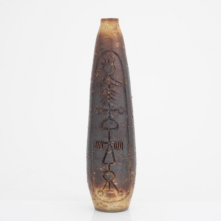 Eje Öberg, a stoneware vase, Gustavsberg Studio, Sweden, signed, and possibly dated -55.