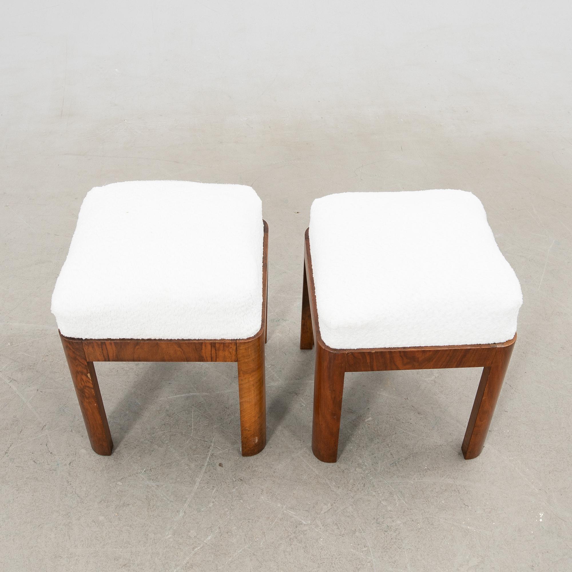 Pallar, ett par, Art Deco, 1900-talets första hälft.