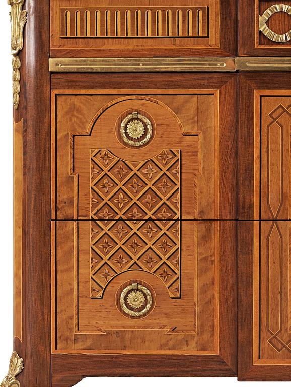A Royal commode made by Georg Haupt 1782 for prince Karl Gustav, Duke of Småland, the second son of Gustav III.