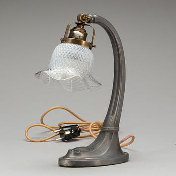 BORDSLAMPA, tenn. 1900-talets början.