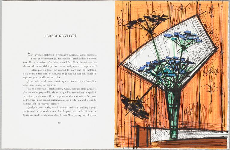 FERNAND MOURLOT, portfölj med 25 litografier, "Souvenirs et portraits d'artistes", utgiven 1972.