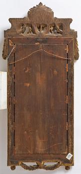 A Gustavian mirror.