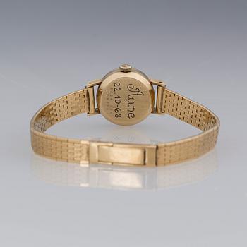 CERTINA, wrist watch, 18K gold, 19 mm.