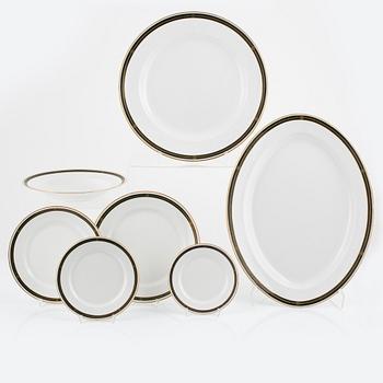 Matservis, 83 delar, porslin, Rörstrand, tidigt 1900-tal.