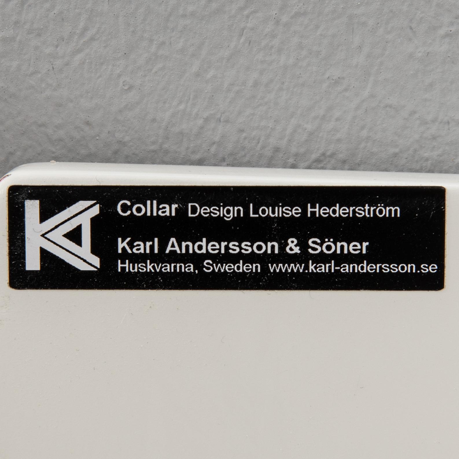 Louise Hederström newspaper racks 2 pcs "Collar" for Karl Andersson & Söner 2000s.