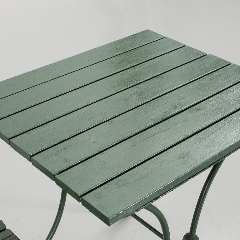 TRÄDGÅRDSMÖBLER, 2 delar, 1900-tal,