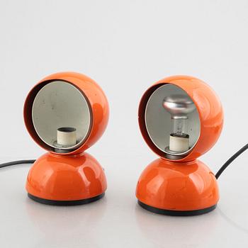 Vico Magistretti, table lamps, a pair, "Eclisse", 1960s, Artemide, Italy.