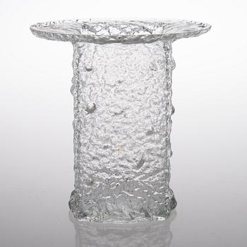 TIMO SARPANEVA, maljakko, lasia, Iittala 1900-luvun loppu, Signeerattu TS.