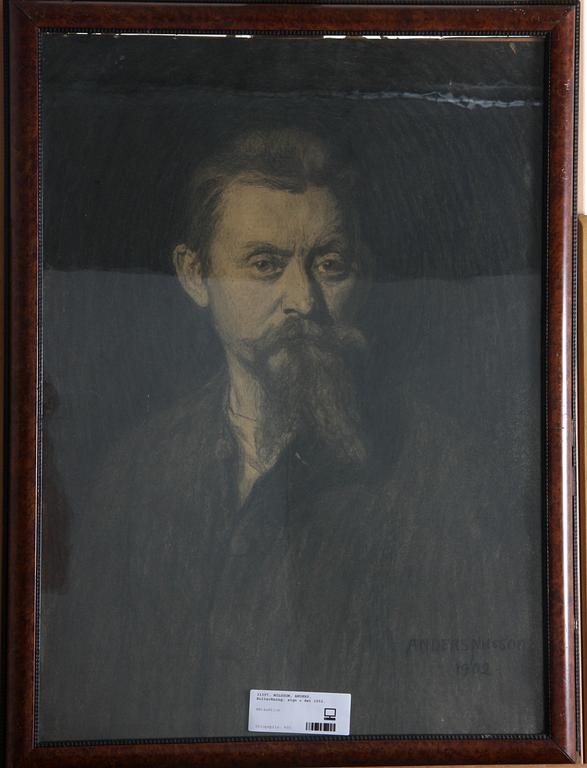 NILSSON, ANDERS. Kolteckning, sign o dat 1902.