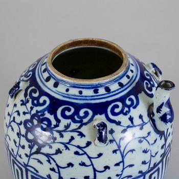 KANNA, porslin, Kina, 1800-tal.