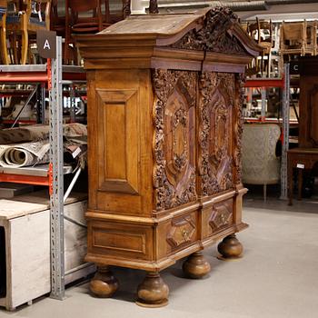 SKÅP, barock-stil, 1800-tal.