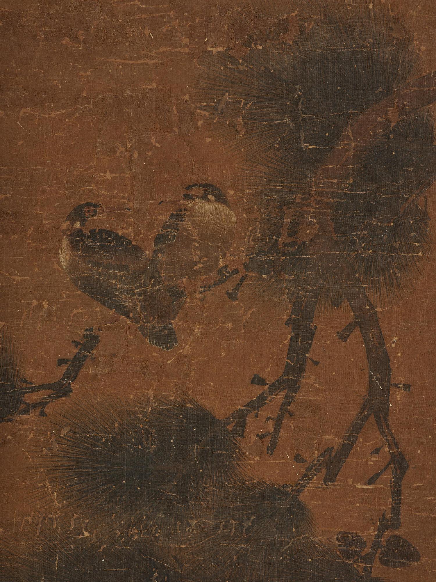 Okänd konstnär, rullmålning, färg och tusch på siden lagt på papper.