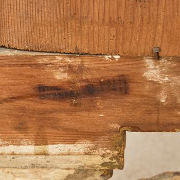 A Gustavian giltwoos mirror by J. Åkerblad (master in Stockholm 1758-99).