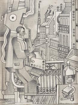 101. Gösta Adrian-Nilsson, "Dessin pour 'Le Peintre' ".