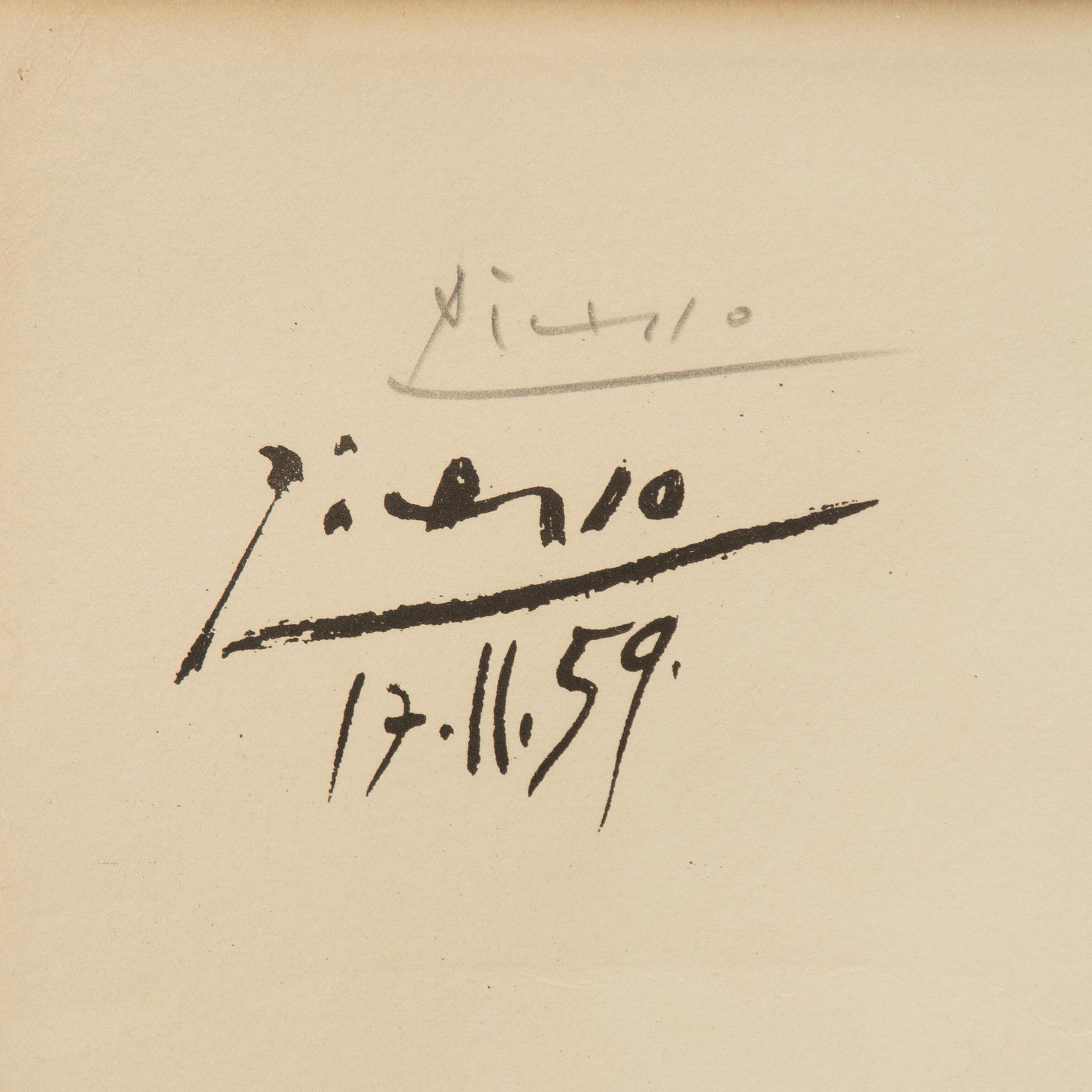 Pablo Picasso, efter, "La Danse du Berger/"Faune et le bouc".