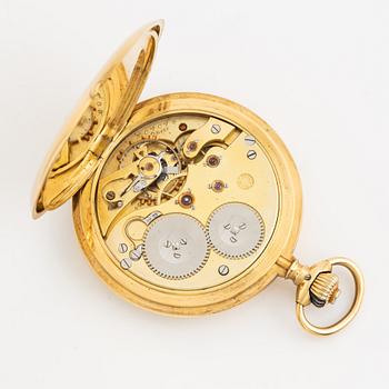 International Watch Co, Schaffhausen, pocket watch, 52 mm, hunter.