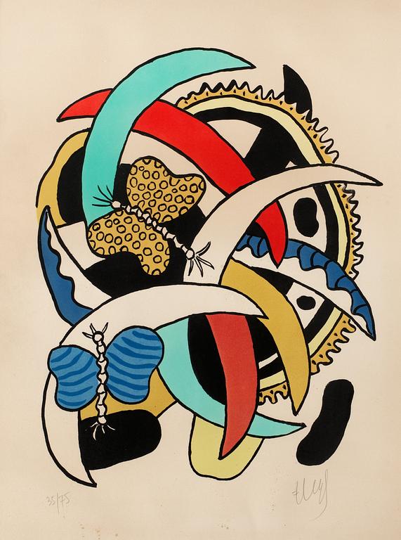 Fernand Léger, "Les papillons".