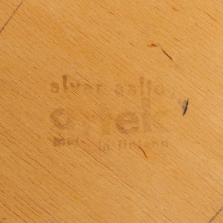 KARMSTOLAR, 6 st, E45, Alvar Aalto, Artek 1900-talets slut.