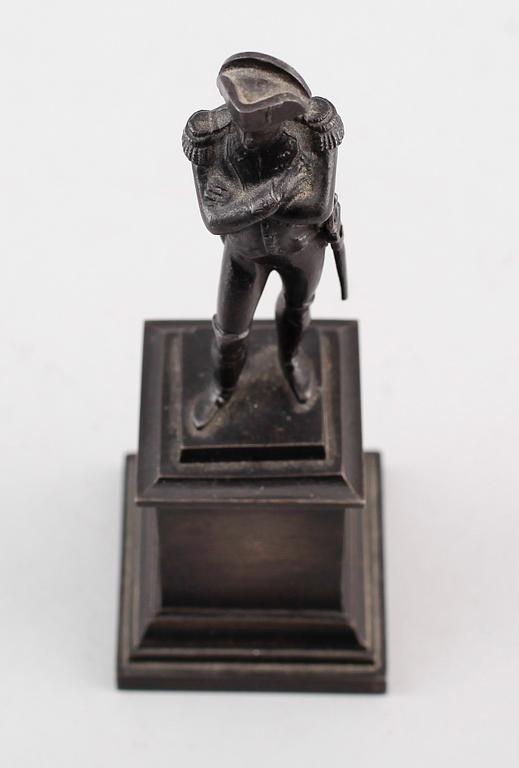 SKULPTUR, patinerat järn, 1900-talets första hälft.