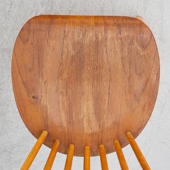 A set of six chairs, 1960's.