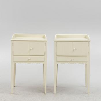 Nightstands, a pair, Gustavian style, contemporary manufacture.