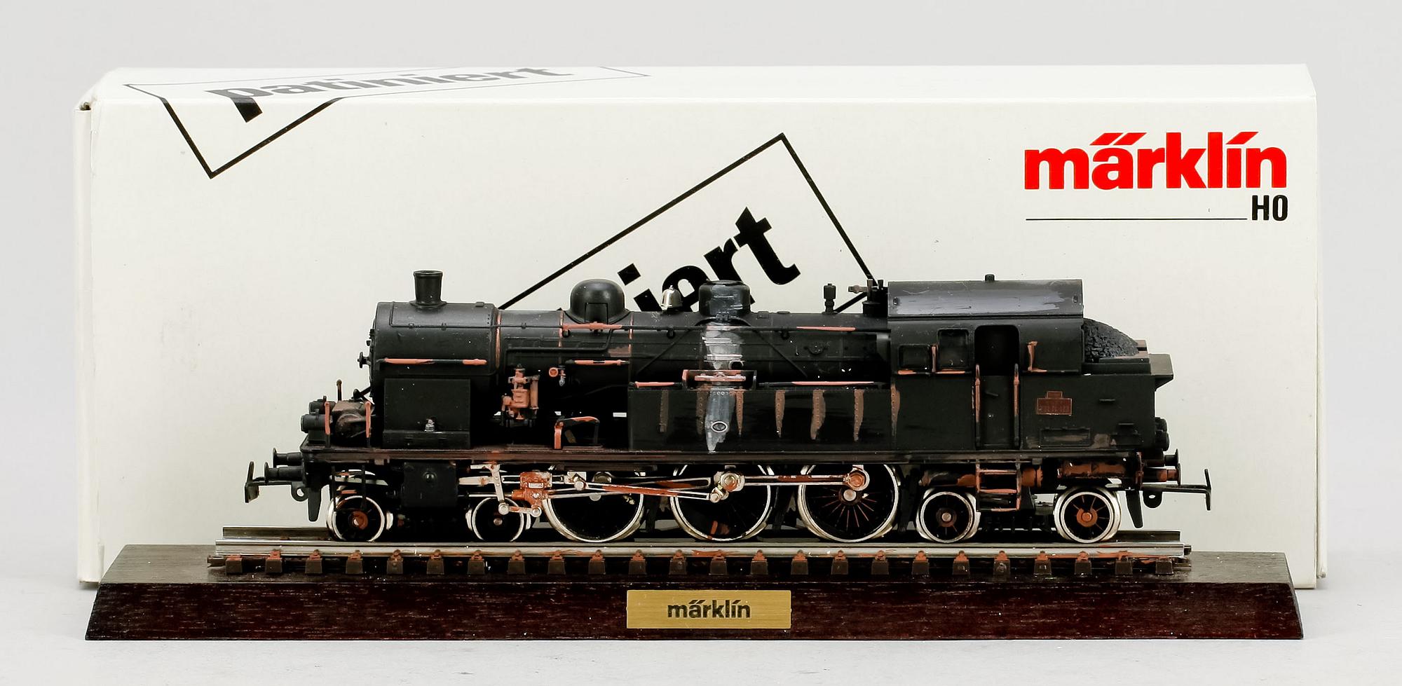 ÅNGLOK, patinerat, "3117", Märklin, 1986.